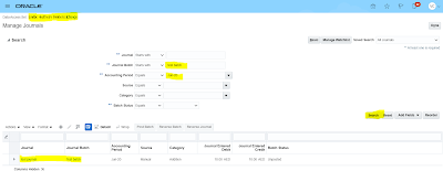 How to delete a Journal in Oracle cloud