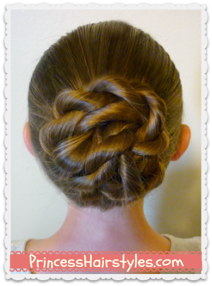 ... Hairstyles - The Twisted Knot Bun | Hairstyles For Girls - Princess