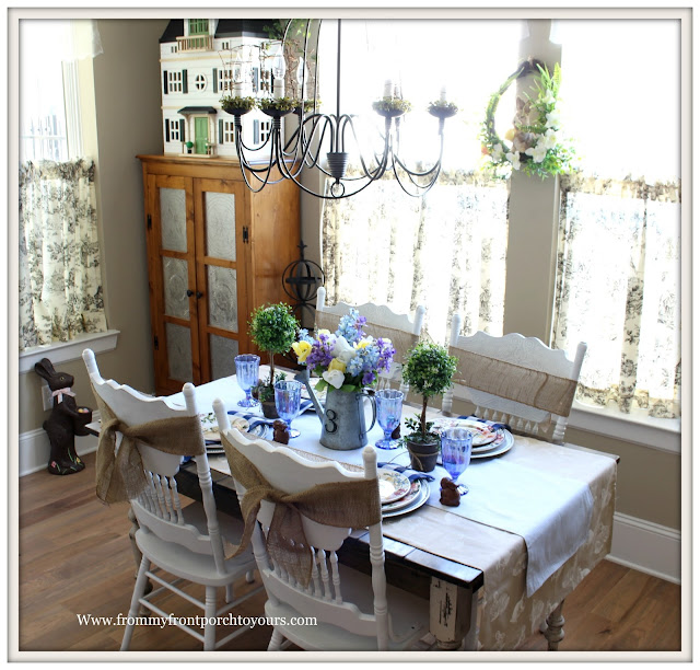 Spring-Easter-Tablescape-Cottage-Farmhouse-French Country-French Famrhouse-From My Front Porch To Yours