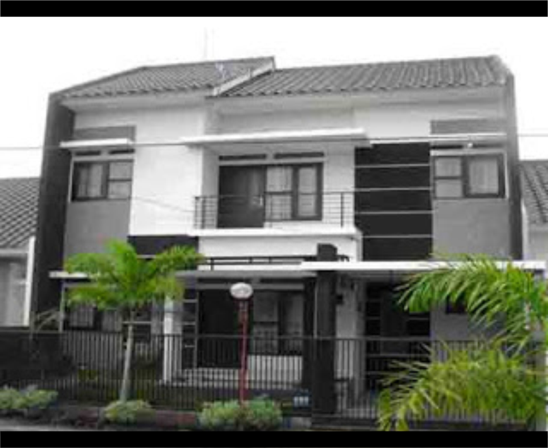 Rumah Minimalis 2 Lantai Tanpa Balkon Desain Rumah Minimalis