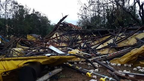 Ventos fortes atingem sudoeste do Paraná