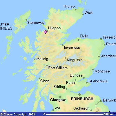 Scotland Map Region Area