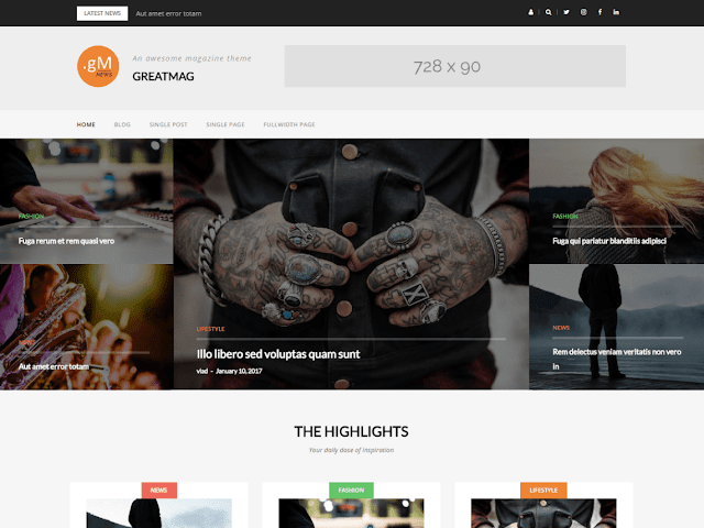 Top 6 Best Blogger and WordPress Theme 