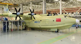 AG600: China's First Amphibious Aircraft Completes First Water Takeoff