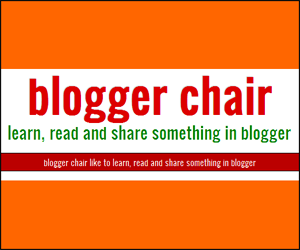 Blogger Chair Learn in Blogger