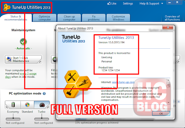 Download Tune Up Utilities 2013 Full Version + Crack