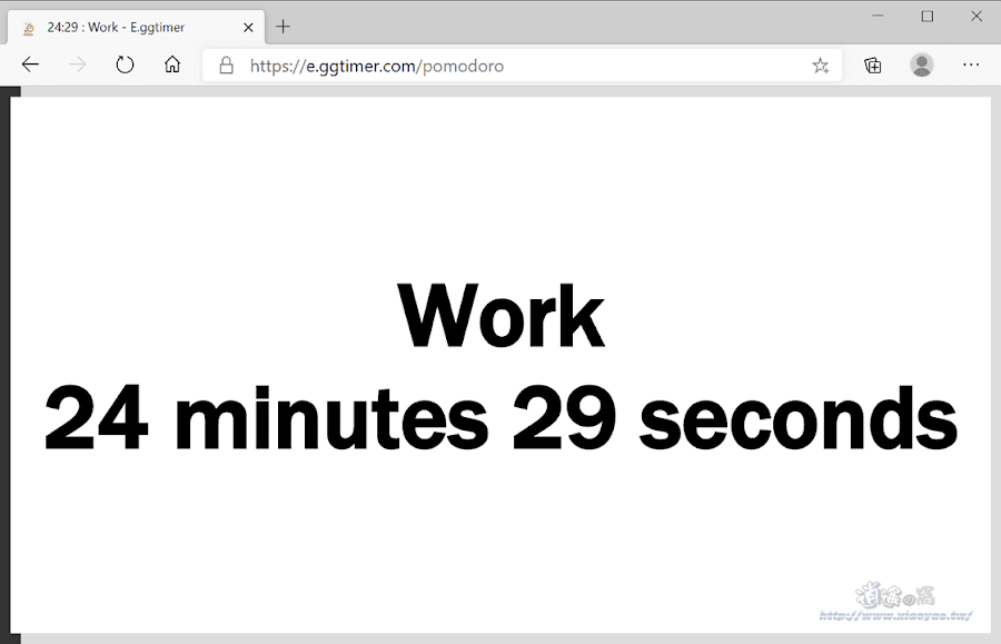 E.gg Timer 簡易型網頁版倒數計時器