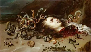 Ilustracion medusa mitologia