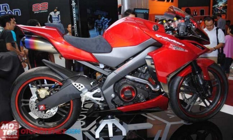 hasil modifikasi yamaha vixion terkini