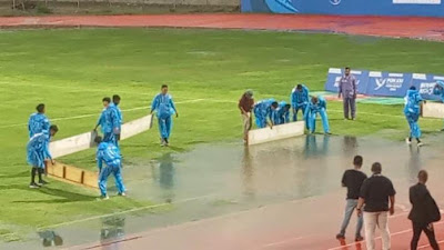 Lapangan Blang Paseh Bagaikan Kolam Bebek Di Musim Hujan