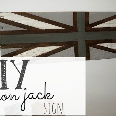 DIY Union Jack Sign