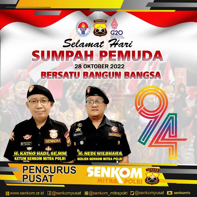 Selamat Hari  Sumpah Pemuda ke -94