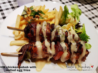 HM chicken kebab with salted egg fries - Fatpapas - The Burger Bar at Bali Lane - Paulin's Munchies