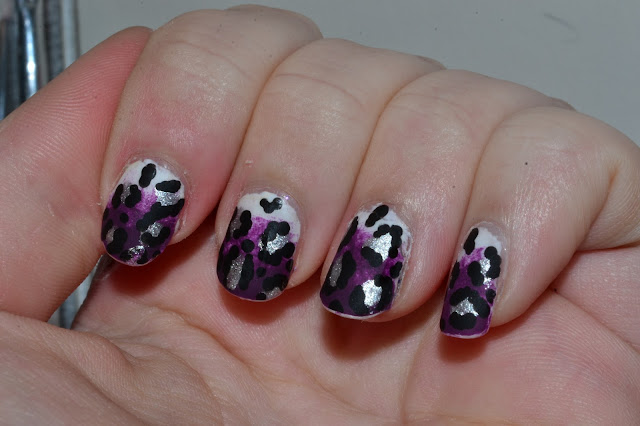 Matte Cheetah Print with Gradient Nails by Elins Nails