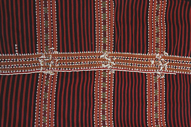 Gaddang textile with intricate beadwork