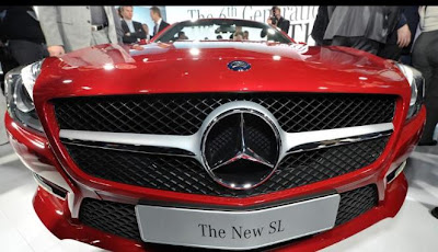 gambar mobil mewah mercedes bens di la auto show