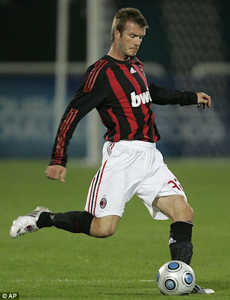 david beckham milan