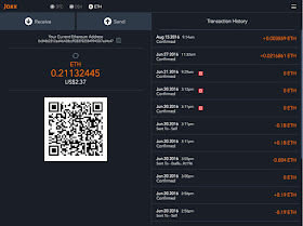 jaxx wallet, jaxx menu, jaxx coins