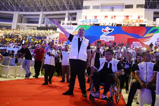 Tutup Peparnas XVII Solo 2024, Menpora: Olahraga Jadi Hak Semua Orang