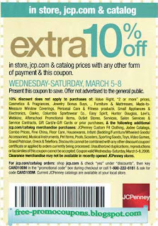 Free Printable JcPenney Coupons