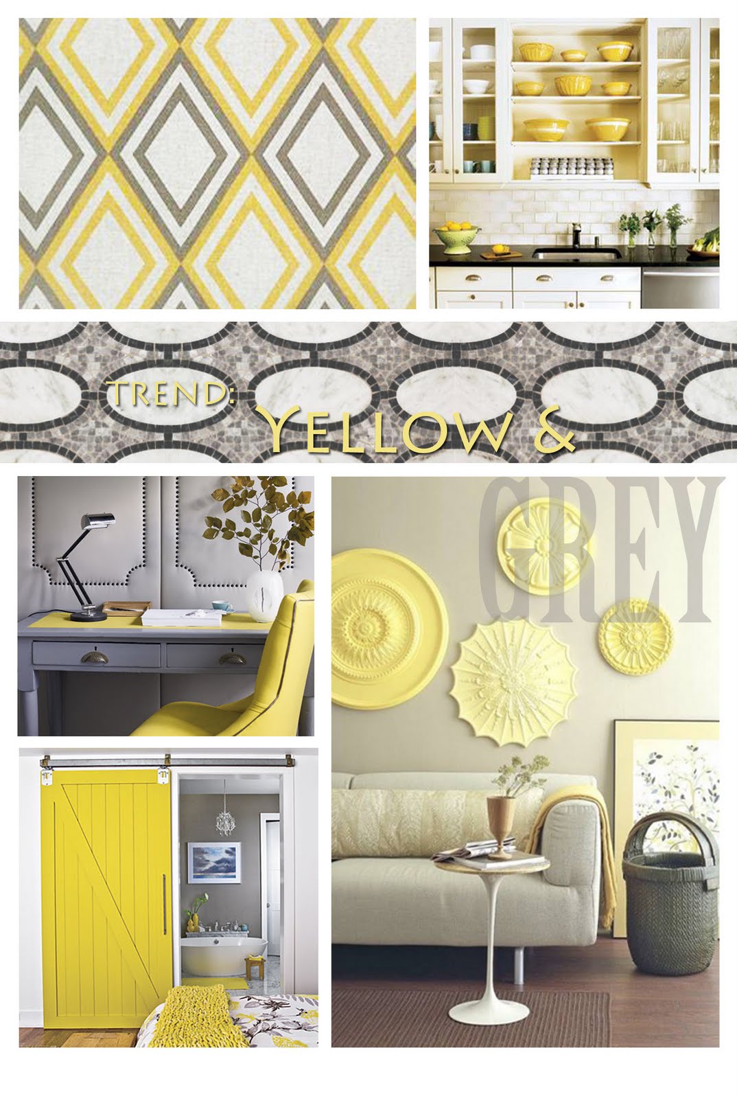 Sincerely Your Designs  Decorating  With Yellow  And Grey 