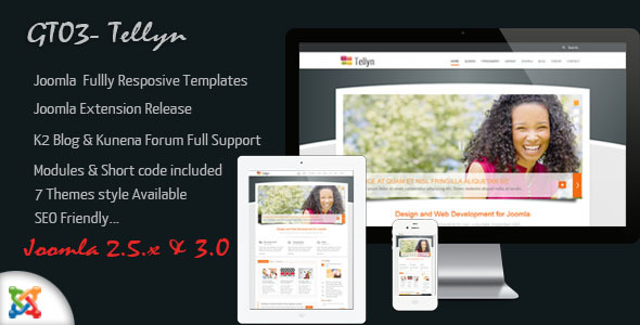 GT03 - Multipurpose Joomla Responsive Templates - ThemeForest Item for Sale