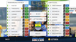 Update again to you frequently play the game Dream League Soccer DLS Classic Mod Persib by Kiki Apk + Data Android