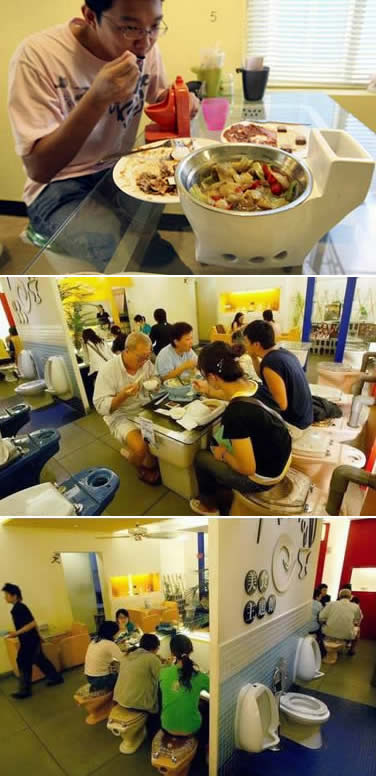 Weird Toilet Restaurant