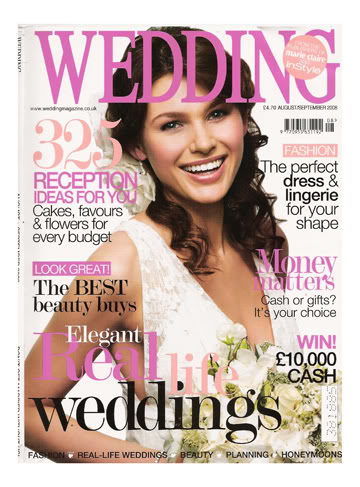 Vicka went and got wedding magazines from the library today she is so 