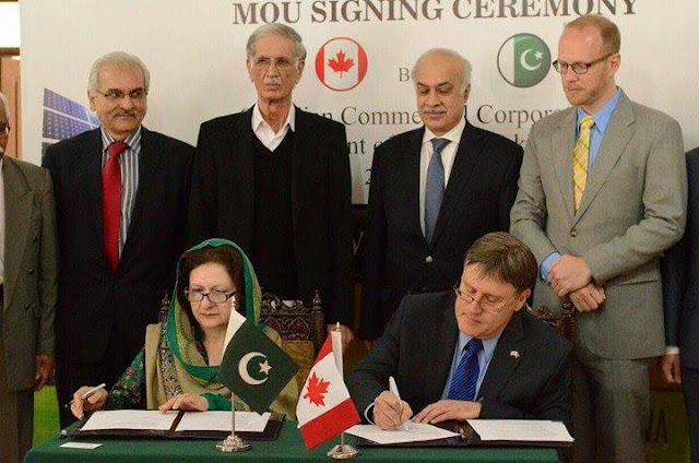 CM KPK Pervez Khattak attending MoU Signing Ceremony between the Govtof KP & Canadian Commercial Corporation