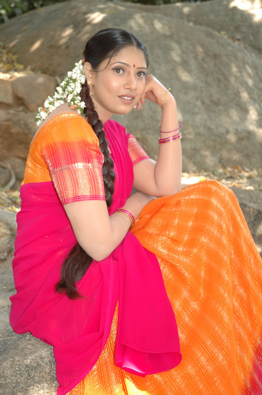 Tollywood Actress Sanghavi Half Saree Photos gallery pictures