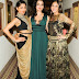 BOLLYWOOD ISHTYLE: Kangana's Green Maxi & Freida's Chic Sari