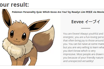 Pokémon Personality Quiz: Which Eevee Are You?