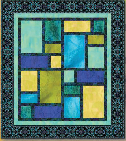 Quilt Inspiration: Free pattern day! Stained Glass quilts