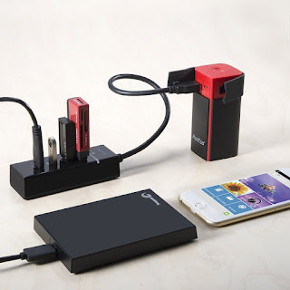 HooToo Wireless Travel Router, USB Port, High Performance, 10400mAh External Battery Pack Travel Charger - TripMate Titan