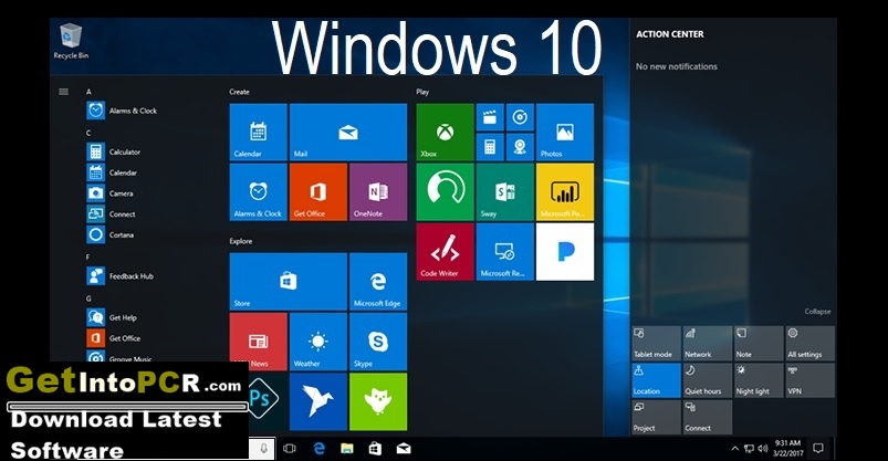 Windows 10 Pro Iso Free Download Full Version 32 64 Bit Get