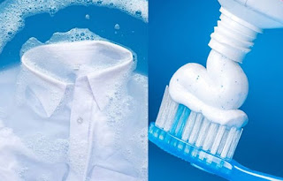 Cara menghilangkan noda tinta di baju dengan pasta gigi