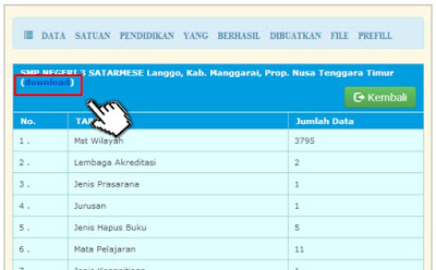 Download Prefill Dapodik