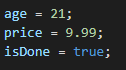 The value of a variable can be assigned using the = operator by Ziggy Rafiq