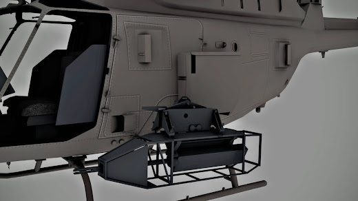 Arma3用OH-58 Kiowa MODのM296 12.7mm 機関銃