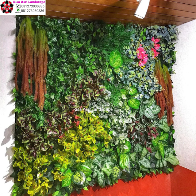 Risa Asri Landscape - Galeri Vertical Garden Tanaman Daun Asli & Palsu Atau Plastik Sintetis Artifisial