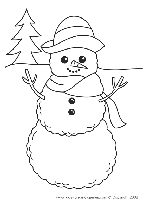 Winter Coloring Pages