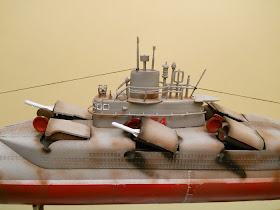 maqueta del submarino chino tipo 33g a escala 1-144