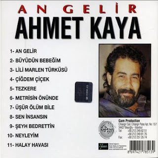 Ahmet Kaya - An Gelir (1986) albüm kapağı 2