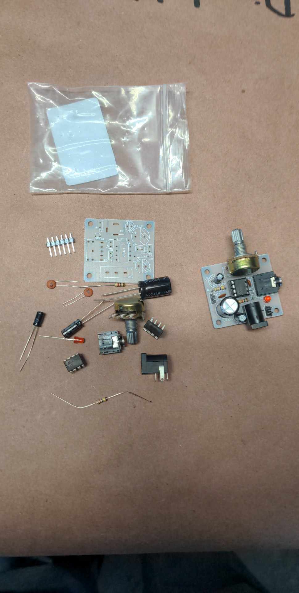 LM386 Super MINI Amplifier Board 3V-12V DIY Kit