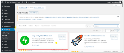 Aktivasi Plugin Jetpack pada Akun WordPress