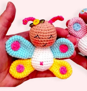 PATRON GRATIS MARIPOSA AMIGURUMI 57163