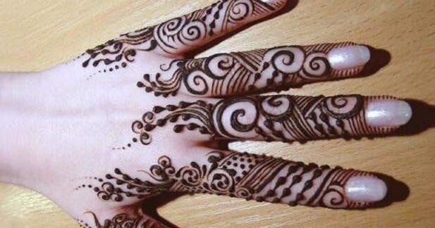 Contoh Gambar Henna di Tangan yang Mudah dan Simple 