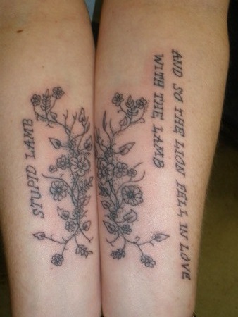 Quotes Tattoos Design For Girl at 1014 PM