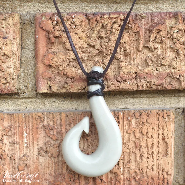 Maui's Fish Hook Necklace: Disney's Moana Inspired DIY